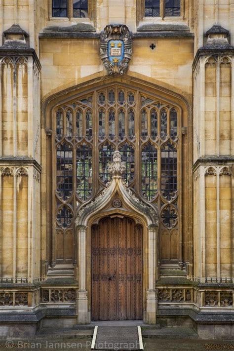 North door to Divinity School - Oxford, England. © Brian Jannsen Photography