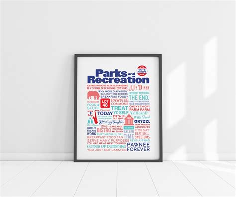 Parks and Recreation Show Poster - Etsy