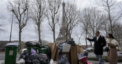 Parisian streets are piling over with garbage amid retirement age ...