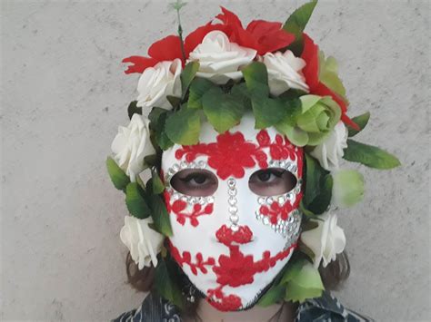 Dia De Los Muertos Mask - Etsy