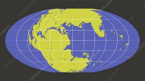 Continental Drift Animation - Stock Video Clip - K007/4702 - Science Photo Library