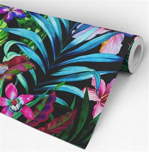 Tropical Self Adhesive Fabric | Moonwallstickers.com