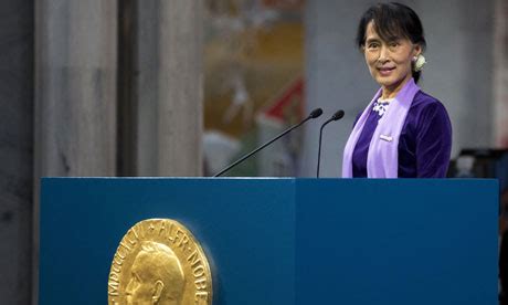 Aung San Suu Kyi Accepts Nobel Peace Prize - Colombo Telegraph