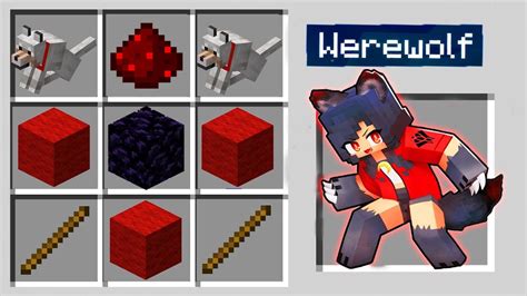 HOW TO CRAFT APHMAU WEREWOLF IN MINECRAFT - YouTube