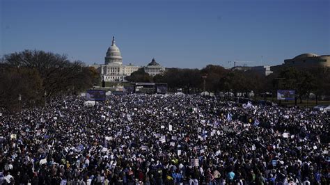 Pro-Israel Rally Fills Washington, D.C.; Many Flights Turned Away - The ...