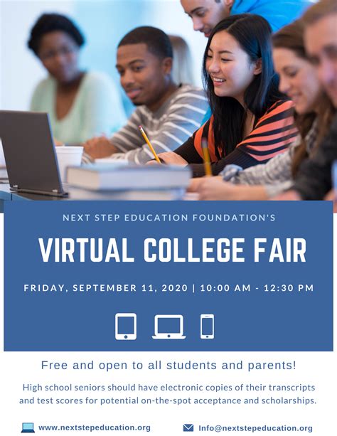 Next Step Education Virtual College Fair | Hopin