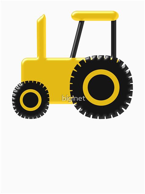 "Yellow Farm Tractor" T-shirt by biglnet | Redbubble