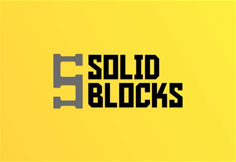 Solid Blocks Logo Design by Joseph Demorizi on Dribbble