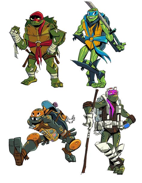 NickALive!: 'Rise of the Teenage Mutant Ninja Turtles' Creators Reveal Concept Art and New Vision