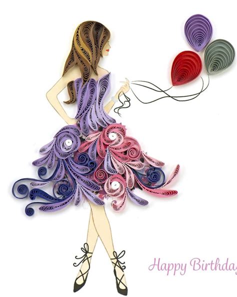 Happy Birthday Girl Greeting Card