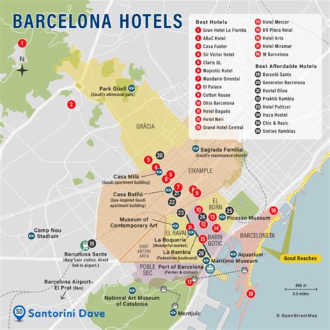 BARCELONA HOTEL MAP - Best Areas, Neighborhoods, & Places to Stay