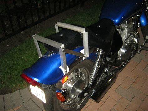 DIY motorcycle rack – Grumble Grumble