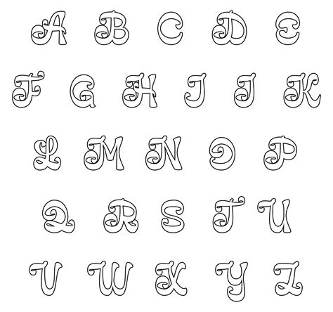 Bubble Letter Font Printable - prntbl.concejomunicipaldechinu.gov.co