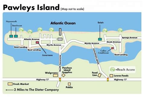 Pawleys Island Area Map | Litchfield Beach Map | Dieter Company