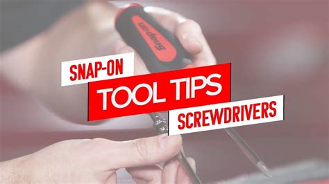 What is Special About Snap-on Screwdrivers? | Snap-on Tool Tips - YouTube