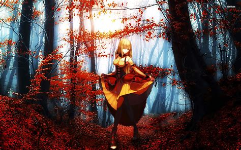 Anime Fall Wallpapers - WallpaperSafari