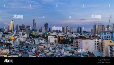 The skyline of Ho Chi Minh City, Vietnam Stock Photo - Alamy