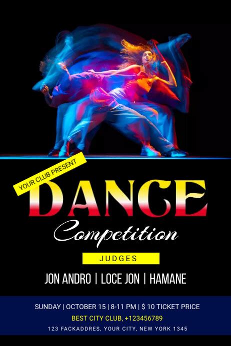 Dance Competition Poster Template | PosterMyWall