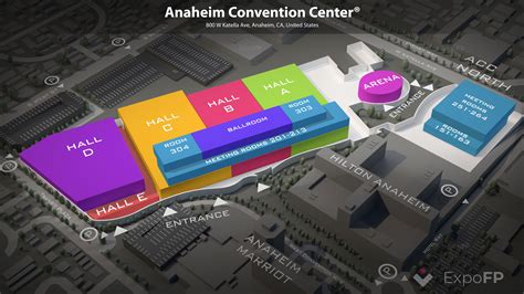 Anaheim Convention Center floor plan