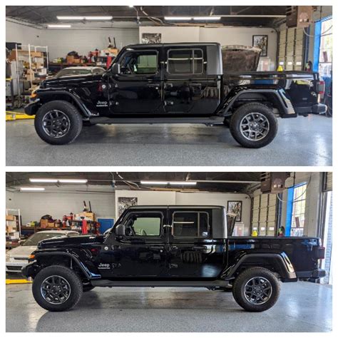 Jeep Gladiator Leveling Kit Before And After