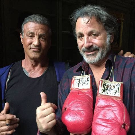 Sylvester Stallone and brother Frank Stallone posing with some VERY special Cleto Reyes boxing ...