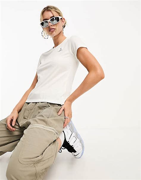 Jordan slim t-shirt in white | ASOS