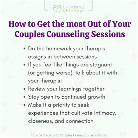 How to Prepare for Couples Counseling in 12 Steps