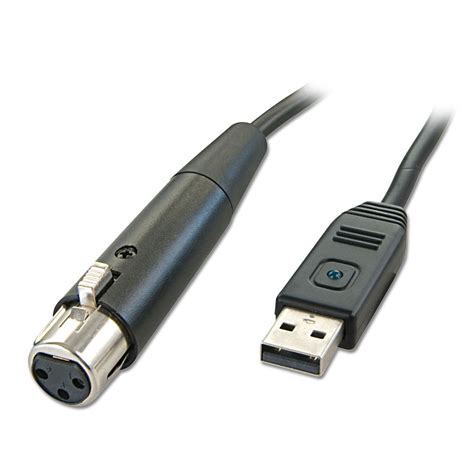 USB XLR Microphone Cable, 5m - from LINDY UK