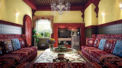 Moroccan living room-the full scene version- by M-Salman on DeviantArt