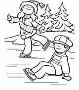Free Ice Skating Coloring Pages sketch template