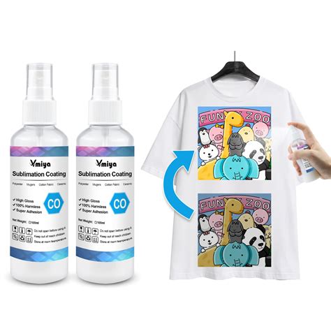 Buy Vmiya Sublimation Spray for Cotton Shirts, Polyester Canvas, Cotton Blends, Polyester, Easy ...