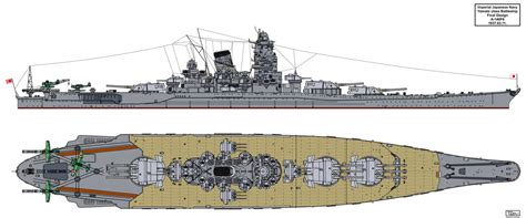 Yamato class Battleship Final Design A-140F6 by Tzoli on DeviantArt