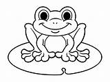 Frog coloring Page To Print  Coloring Pages sketch template