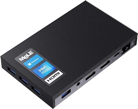 MeLE Mini PC Windows 11 Pro, Mini PC Quieter3Q N5105 LPDDR4 8GB ROM 128GB M.2 SSD (Up to 2.90 ...