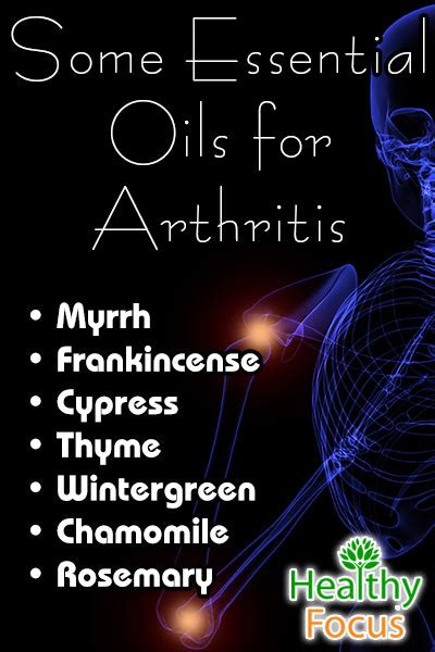 Essential Oils for Arthritis - Healthy Focus