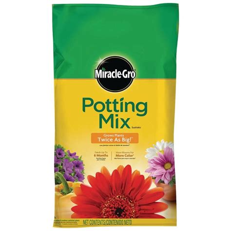 Miracle-Gro 25 qt. Potting Soil Mix 72781431 - The Home Depot