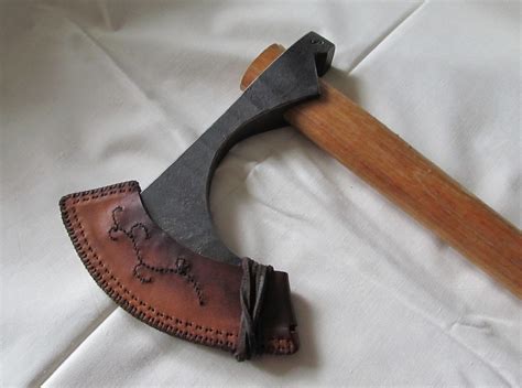 Sheath for bearded viking axe by Durnstaros on DeviantArt