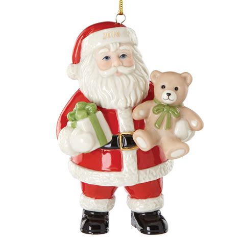 Lenox Good Tidings Santa 2016 | Lenox Christmas Ornaments | Santa Claus