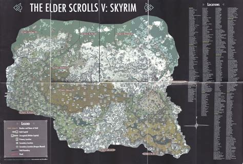 Skyrim | Skyrim map, Skyrim, Elder scrolls v skyrim