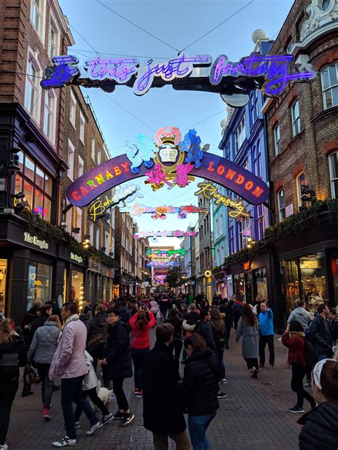 Carnaby Street actually looks decent this year. | Carnaby street, London attractions, London