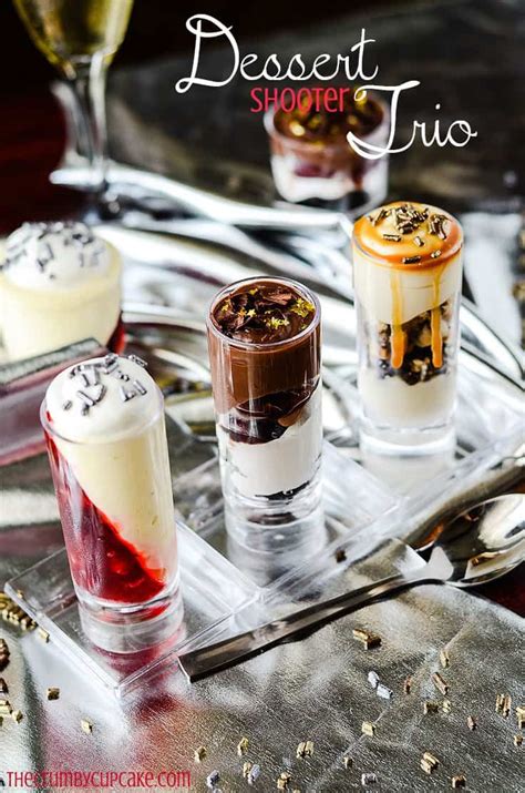 Dessert Shooter Trio | Classy, stylish, and adorable, this trio of dessert shooter recipes would ...