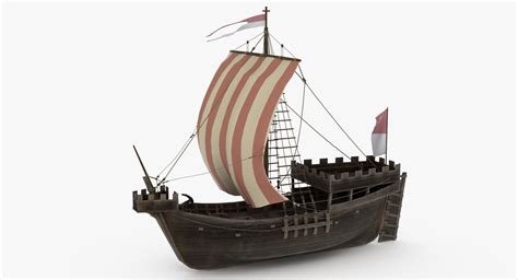 medieval ship cog 3D | Medieval, Cogs, Ship