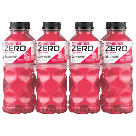 Powerade Sports Drink, Zero Sugar, Fruit Punch