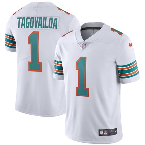 Men's Miami Dolphins Tua Tagovailoa Nike White 2nd Alternate Vapor ...