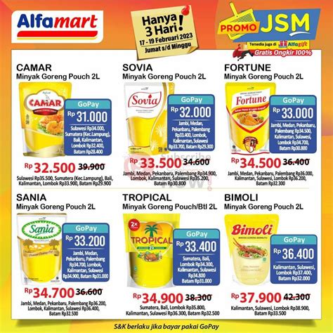 Promo ALFAMART Katalog JSM Hari ini Jumat 17 Februari 2023