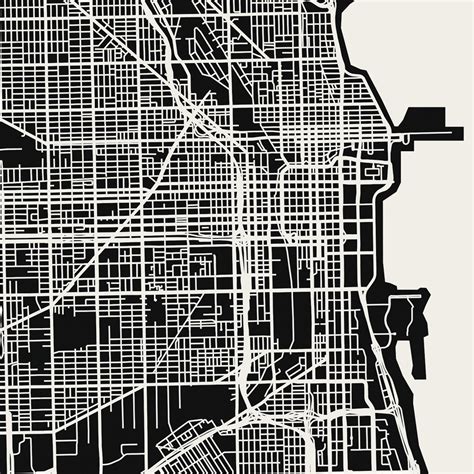 Chicago Map Art Print - Mr City Printing - Touch of Modern