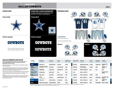 Dallas Cowboys Colors | Sports Teams Colors | U.S. Team Colors