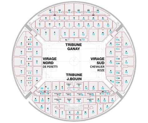 Plan du Stade Orange Vélodrome