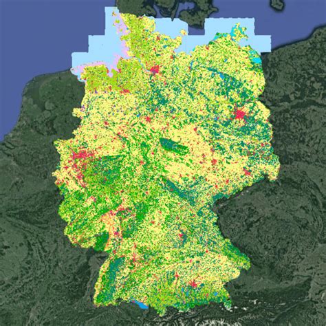 Land Cover Map of Germany - 1990 | Soar