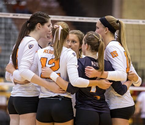 Oregon State Beavers volleyball match against North Carolina State Wolfpack in Austin, Texas